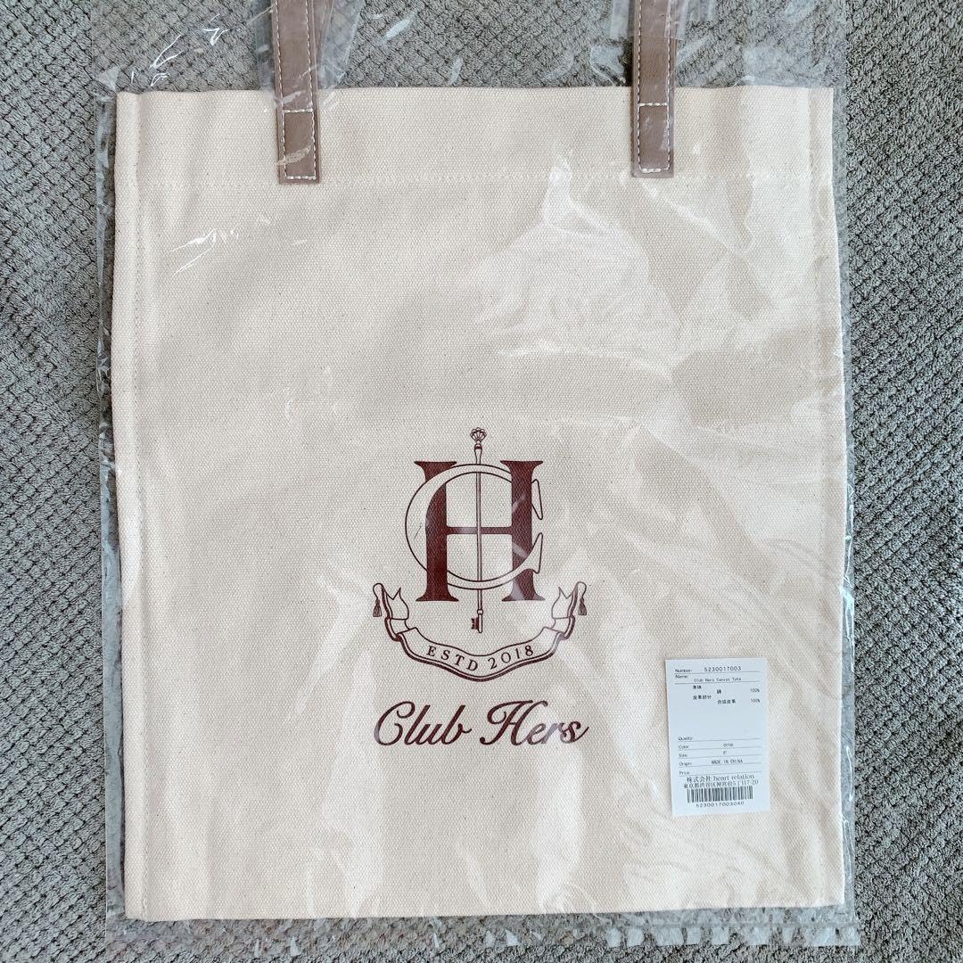 Amazon.co.jp: Herlipto club hers キャンバストートバッグ